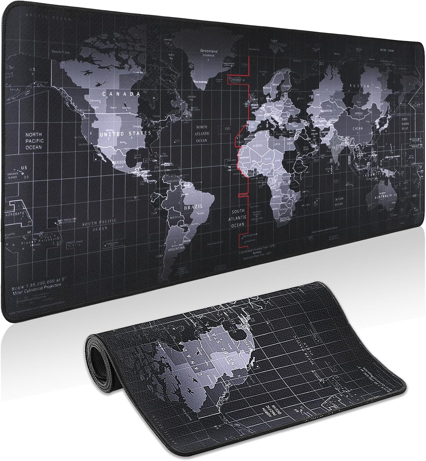 Gaming Mouse Pad - World Map Design - AHW Store