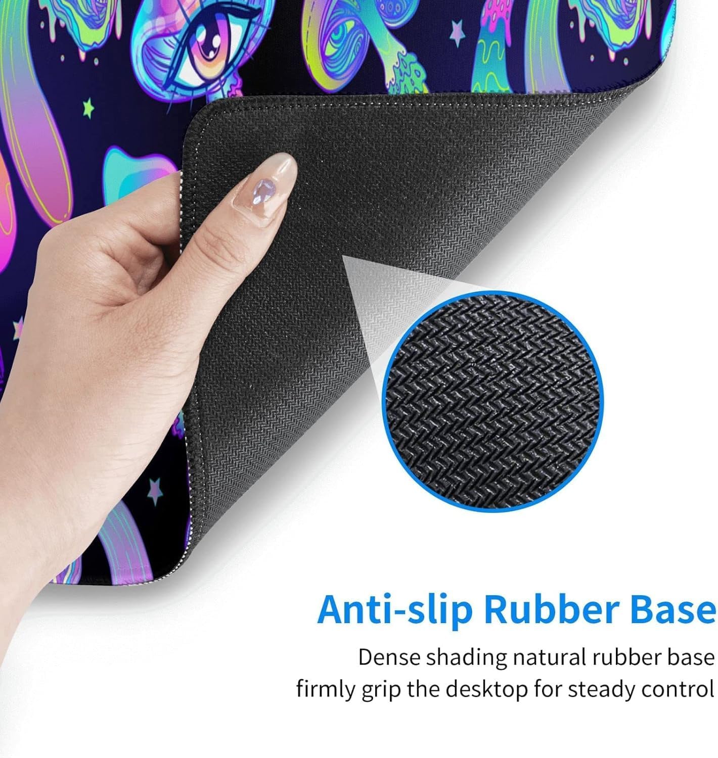 Gaming Mousepad 70x30cm Mushroom - AHW Store