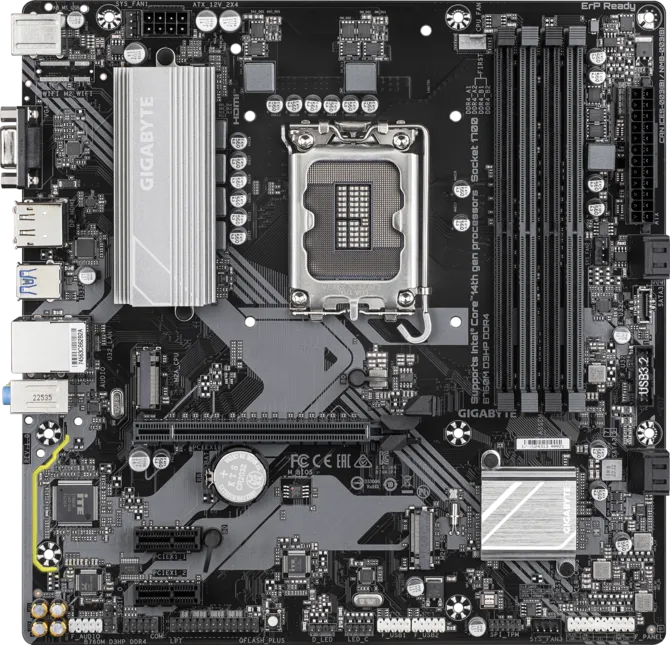 Gigabyte B760M D3HP DDR4 LGA1700 M-ATX Motherboard Black