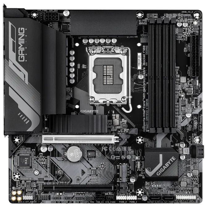 Gigabyte B760M GAMING X GEN5 DDR5 LGA1700 M-ATX Motherboard Black