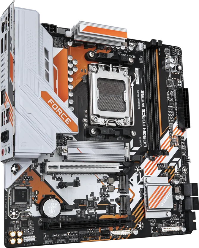 Gigabyte B850M FORCE WF6E DDR5 AM5 M-ATX Motherboard Black