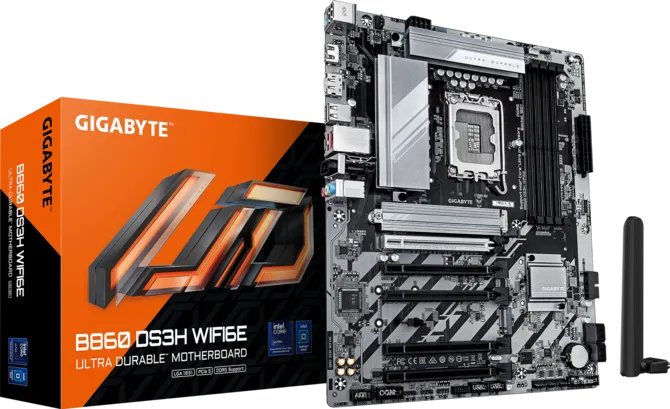 Gigabyte B860 DS3H DDR5 LGA 1851 WIFI6E Motherboard Black