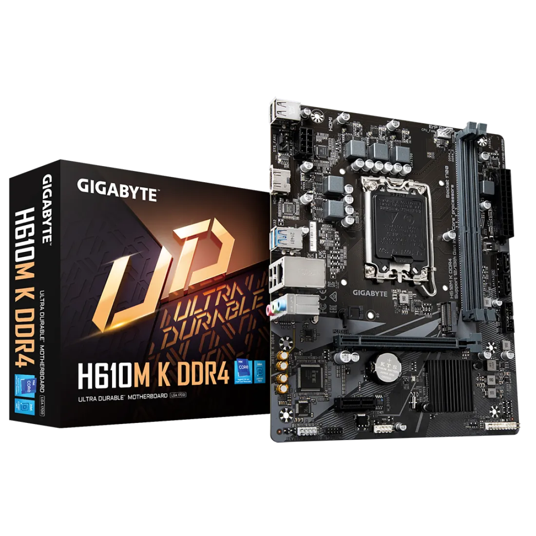 Gigabyte H610M-K DDR4 LGA1700 M-ATX Motherboard