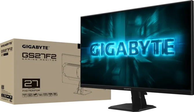 Gigabyte GS27F2 IPS Gaming Monitor 27 Inch FHD 240Hz 1ms Black
