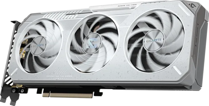 GIGABYTE Radeon RX 9060 XT GAMING OC ICE 16GB GDDR7 Graphics Card White