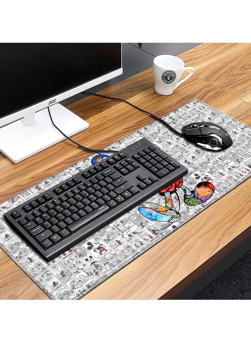 Mickey 1 Mouse Comic Newspaper Mouse Pad 30 × 70 cm