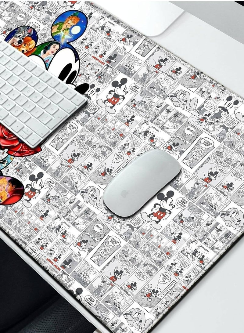 Mickey 1 Mouse Comic Newspaper Mouse Pad 30 × 70 cm
