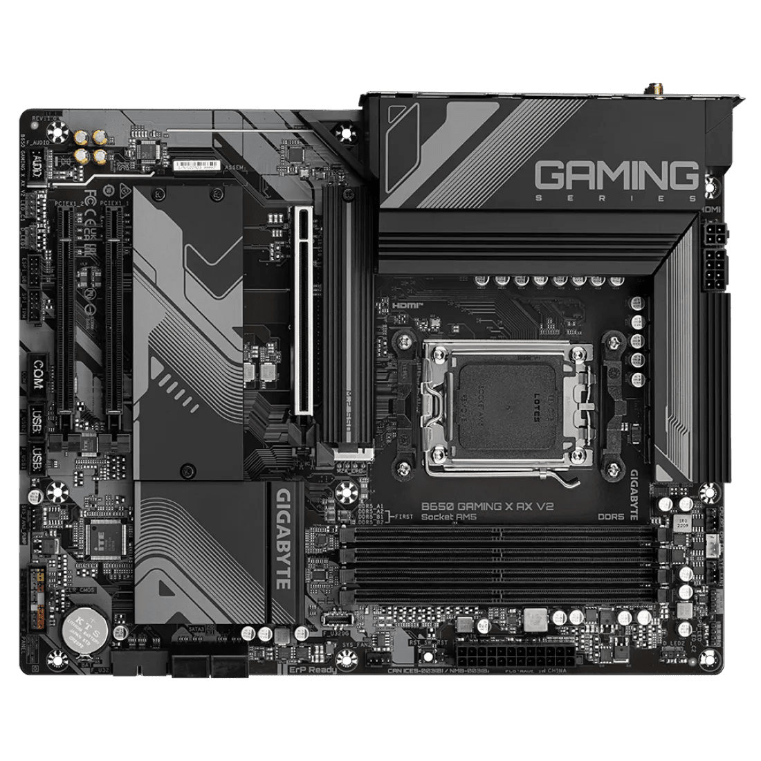 Gigabyte B650 GAMING X AX V2 DDR5 AM5 ATX Motherboard Black - AHW Store