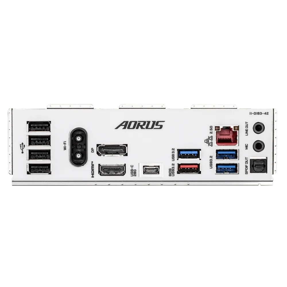 Gigabyte B760M AORUS ELITE WIFI6E GEN5 DDR5 LGA1700 ATX Motherboard Black - AHW Store