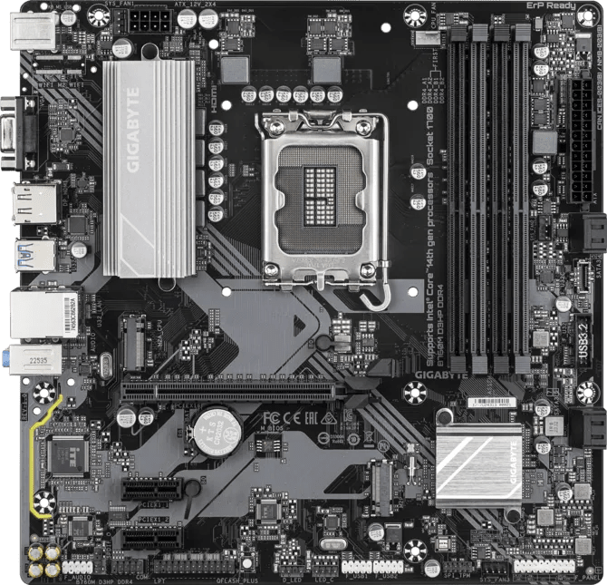 Gigabyte B760M D3HP DDR4 LGA1700 M-ATX Motherboard Black - AHW Store