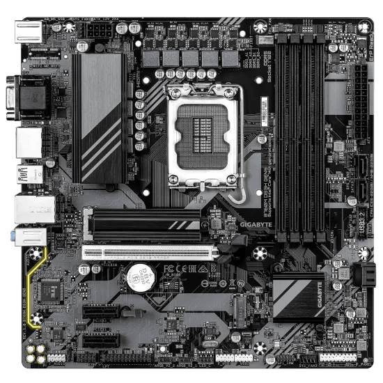 Gigabyte B760M DS3H GEN5 DDR5 LGA1700 M - ATX Motherboard Black - AHW Store
