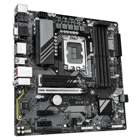 Gigabyte B760M DS3H GEN5 DDR5 LGA1700 M - ATX Motherboard Black - AHW Store