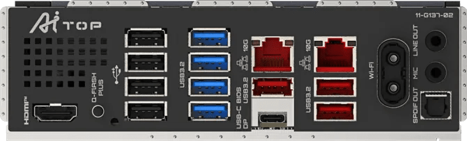 Gigabyte B850 AI TOP Wi-Fi 7 DDR5 AM5 ATX Motherboard Black - AHW Store