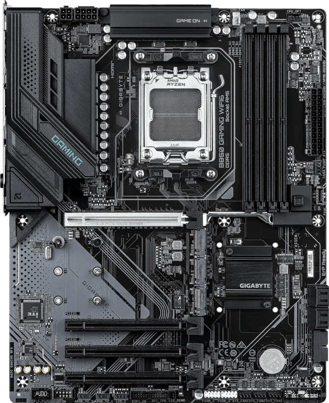 Gigabyte B850 GAMING WIFI6 DDR5 AM5 ATX Motherboard Black - AHW Store