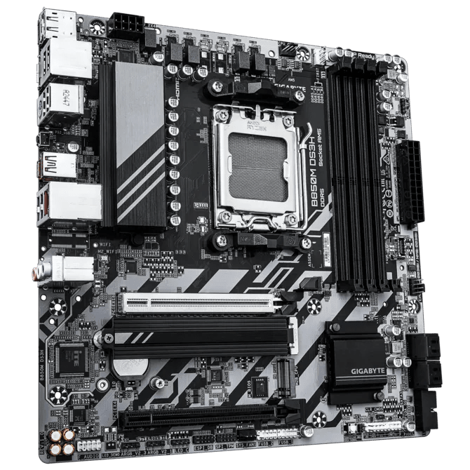 Gigabyte B850M DS3H DDR5 AM5 M - ATX Motherboard Black - AHW Store