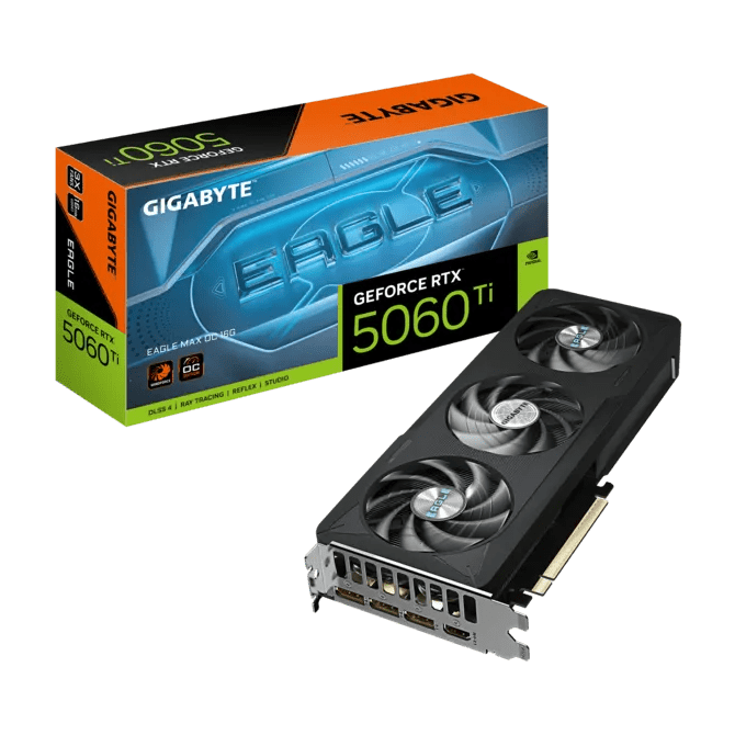 Gigabyte GeForce RTX 5060 Ti EAGLE MAX OC 16GB Graphics Card Black - AHW Store