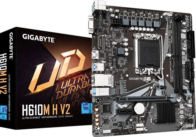 Gigabyte H610M H V2 DDR5 LGA1700 M-ATX Motherboard - AHW Store