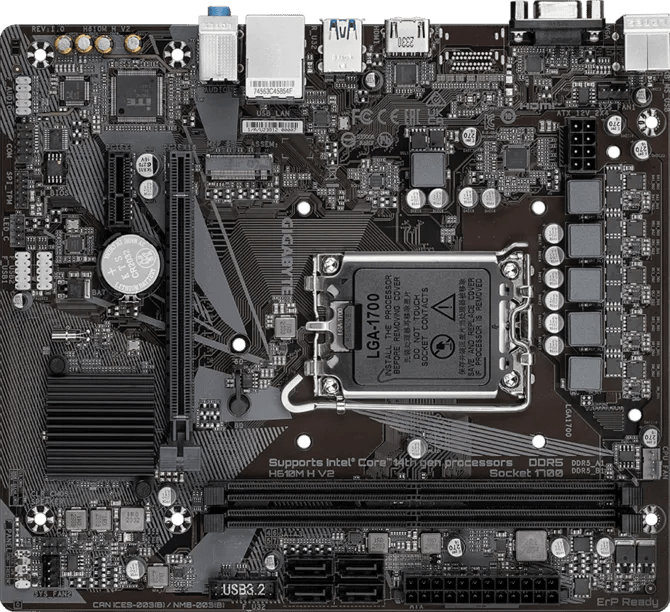 Gigabyte H610M H V2 DDR5 LGA1700 M-ATX Motherboard - AHW Store