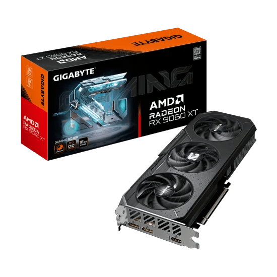 Gigabyte Radeon RX 9060 XT GAMING OC 16GB GDDR7 Graphics Card Black - AHW Store
