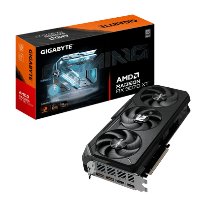 Gigabyte Radeon RX 9070 XT GAMING OC 16GB Graphics Card Black - AHW Store
