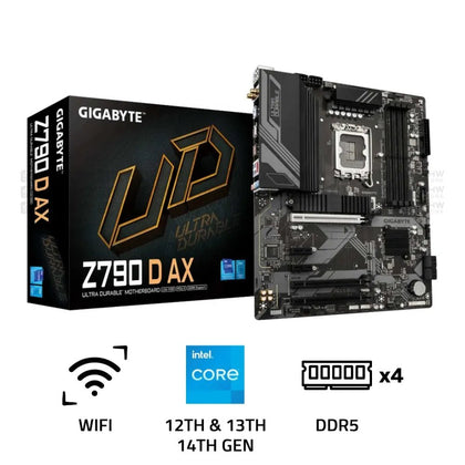Gigabyte Z790 D AX DDR5 LGA1700 ATX Motherboard Black - AHW Store