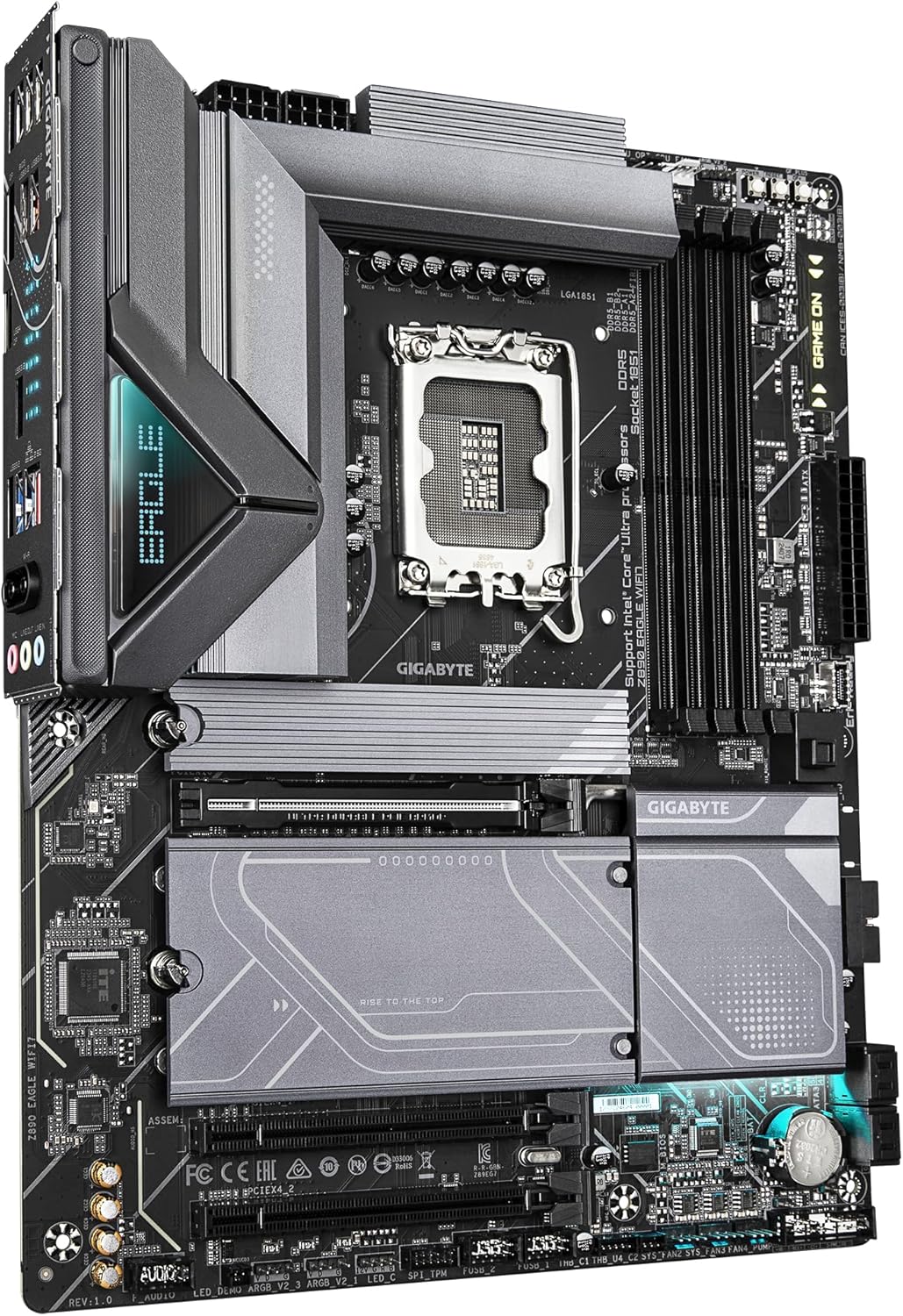 GIGABYTE Z890 EAGLE WIFI7 Motherboard - Supports Intel Core Ultra (Series 2) CPUs, 14+1+2 phases VRM - AHW Store