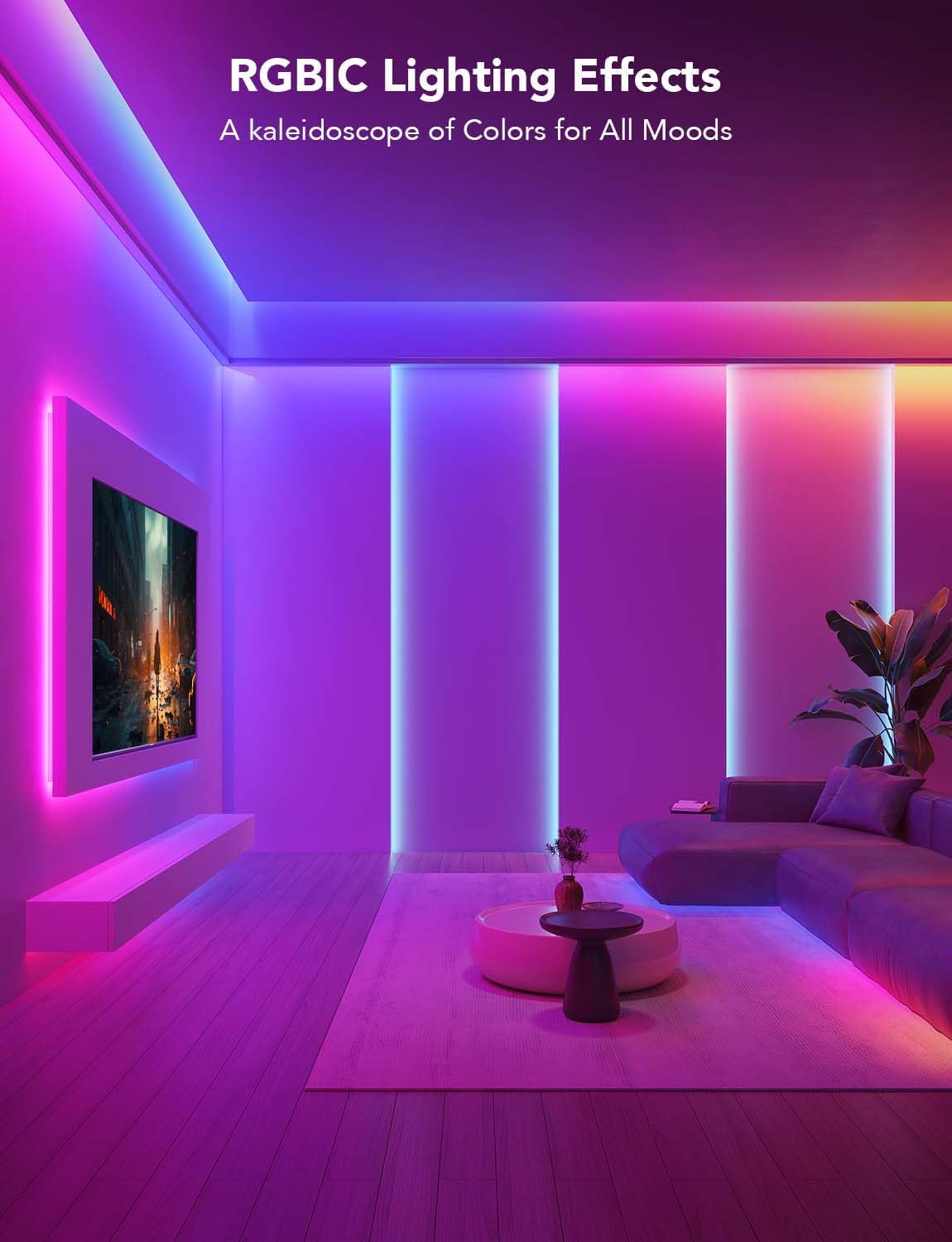 Govee RGBIC LED Light Strip 16.4ft - AHW Store