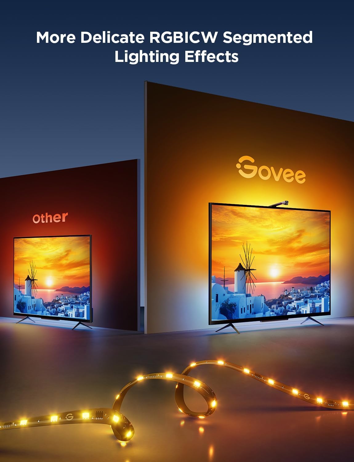 Govee TV Backlight 3 Lite with Fish-Eye Correction - AHW Store