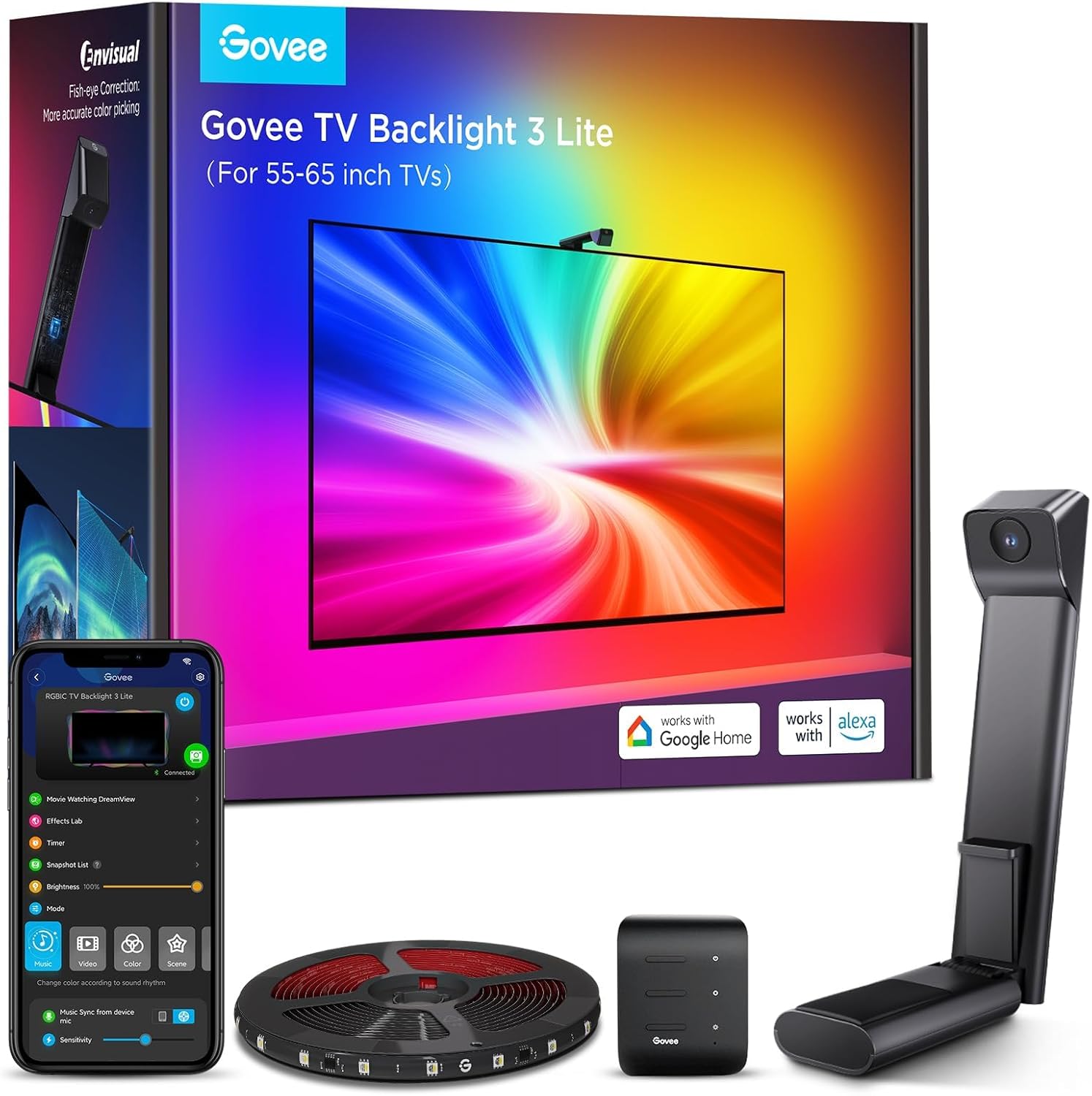 Govee TV Backlight 3 Lite with Fish-Eye Correction - AHW Store