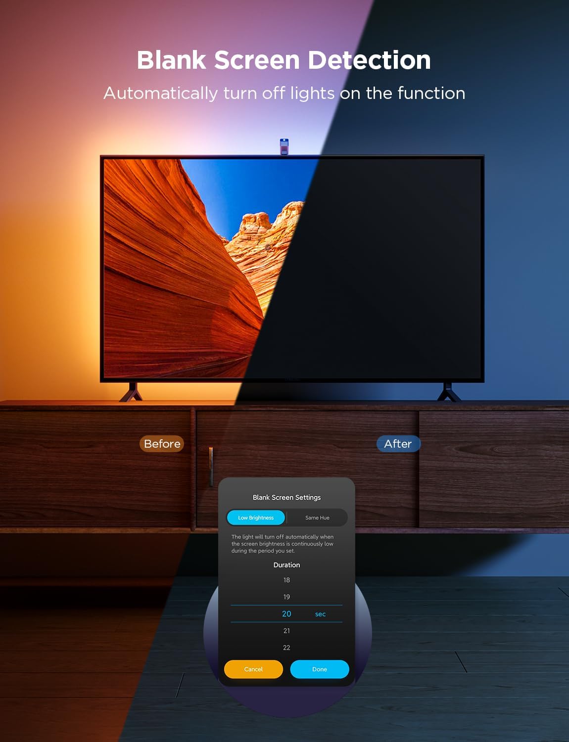 Govee TV Backlight 3 Lite with Fish-Eye Correction - AHW Store