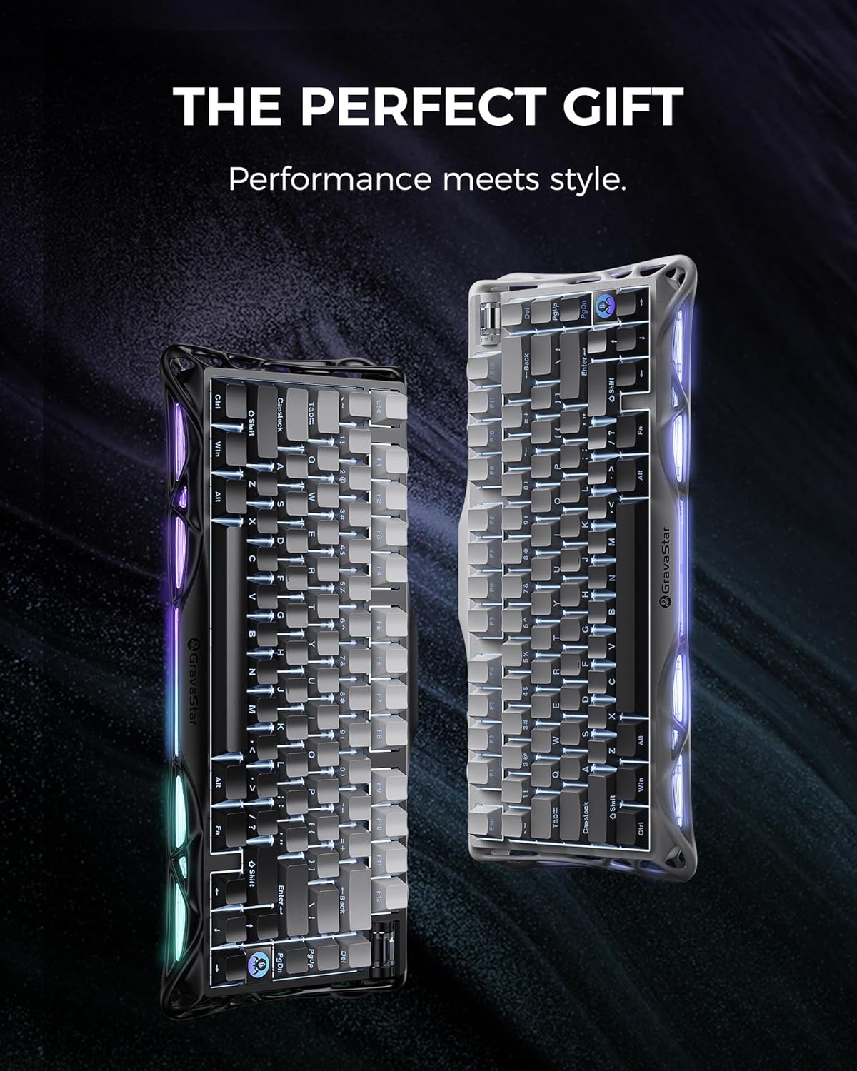 GravaStar Mercury K1 Gaming Keyboard (Gradient Black) - AHW Store