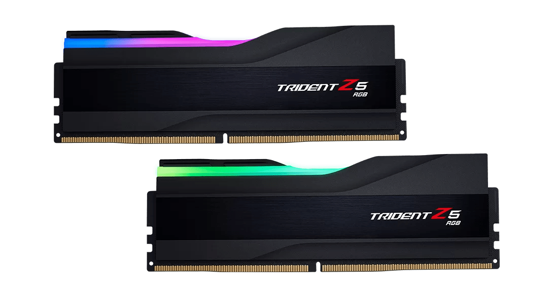 GSKILL Trident Z5 RGB 32GB (2x16GB) 5600MHz CL40 DDR5 Black RAM - AHW Store