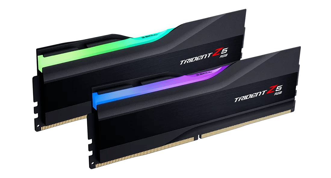 GSKILL Trident Z5 RGB 32GB (2x16GB) 5600MHz CL40 DDR5 Black RAM - AHW Store