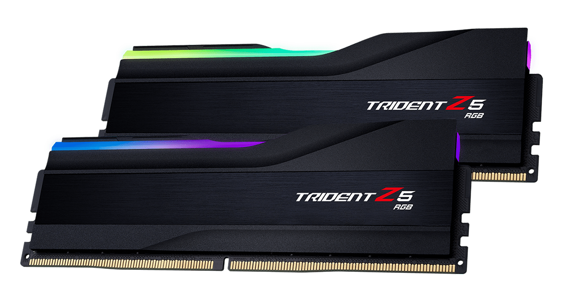 GSKILL Trident Z5 RGB 32GB (2x16GB) 5600MHz CL40 DDR5 Black RAM - AHW Store