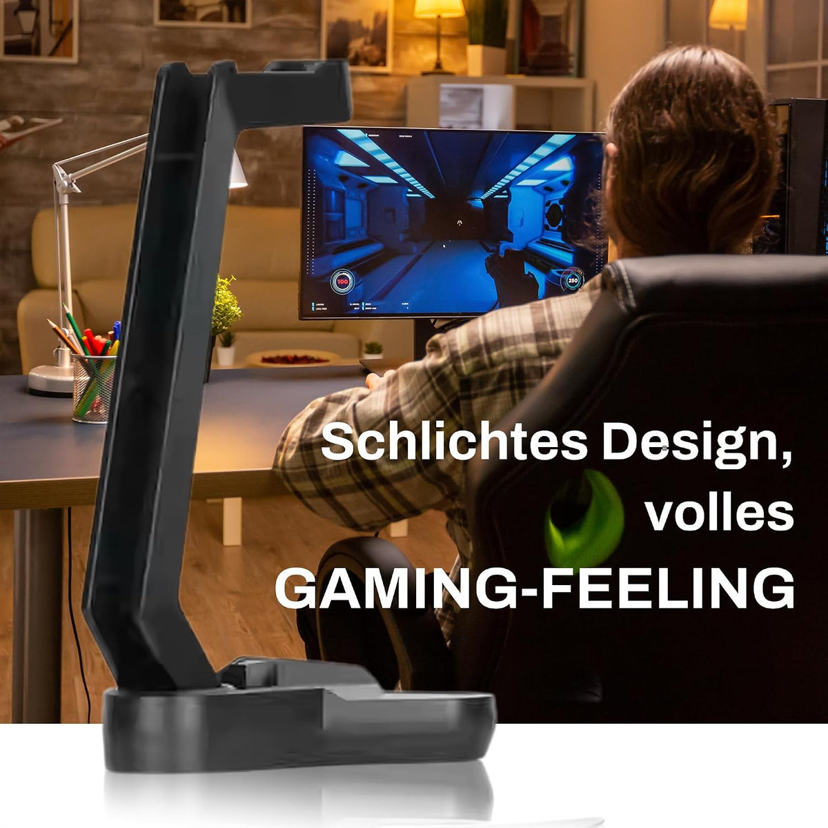 Havit Gaming Series Headphone Stand Black - AHW Store