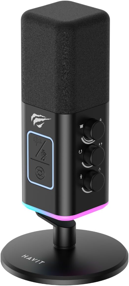 Havit GK71 RGB USB Gaming Microphone - AHW Store