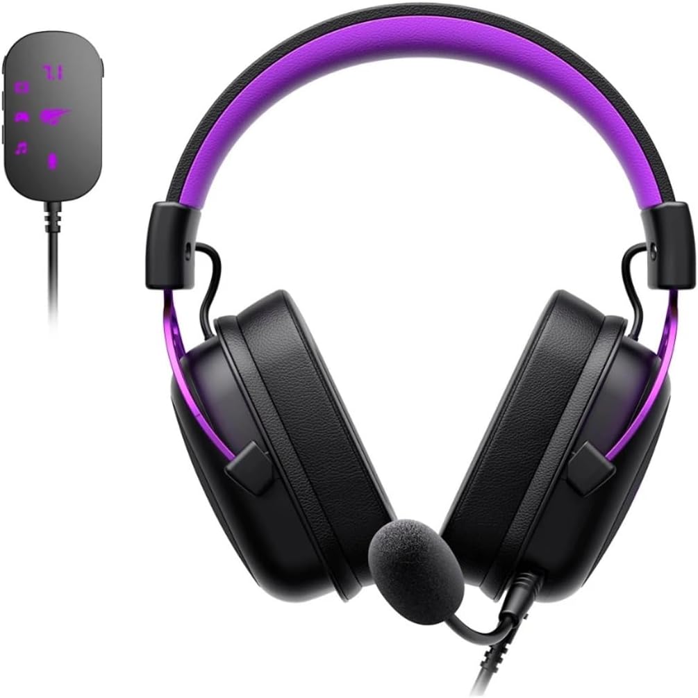 Havit H2002C+U Gaming Headset - 7.1 Surround, 53mm Drivers - AHW Store