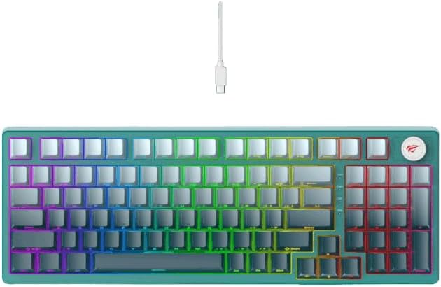 Havit KB899L RGB Gaming Keyboard 97-Key Mechanical Red Switches - AHW Store