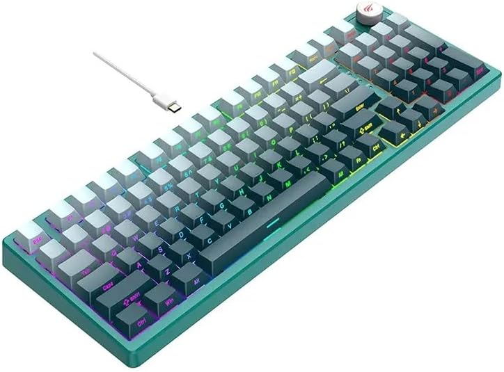 Havit KB899L RGB Gaming Keyboard 97-Key Mechanical Red Switches - AHW Store