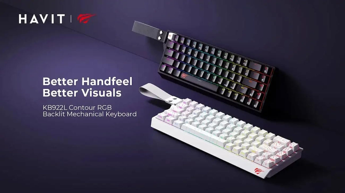 Havit KB922L RGB Mechanical Keyboard 68 Keys - AHW Store