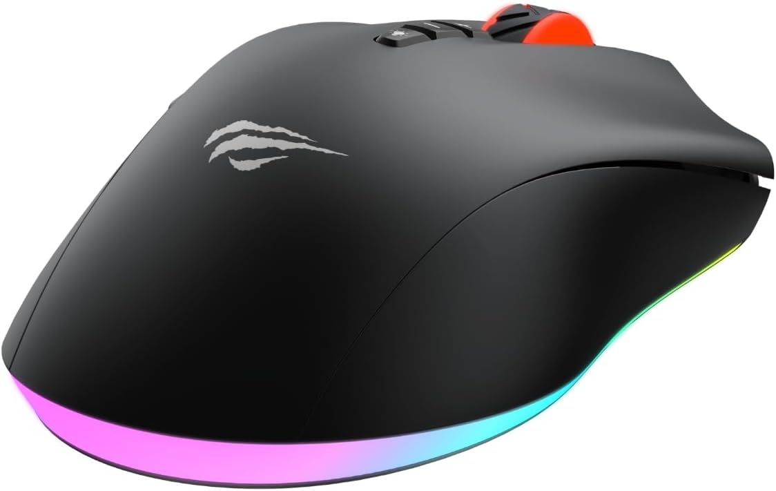 Havit MS1040 V1 RGB Gaming Mouse - Black - AHW Store