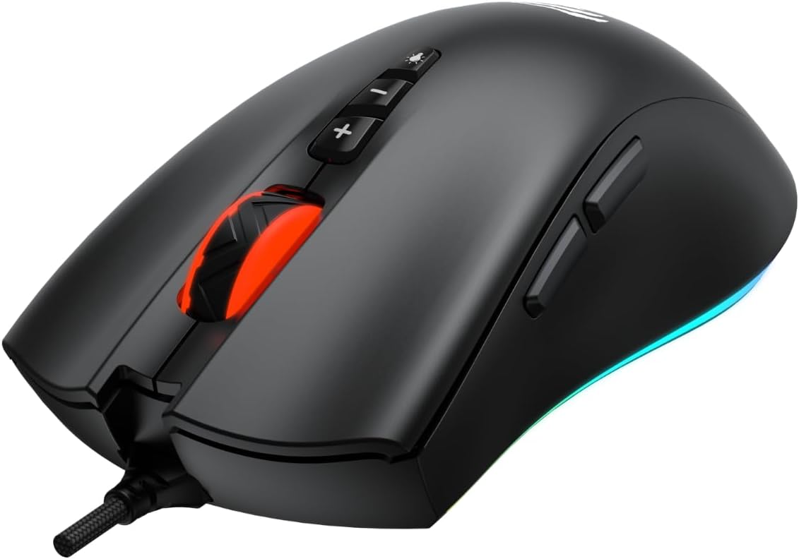 Havit MS1040 V1 RGB Gaming Mouse - Black - AHW Store