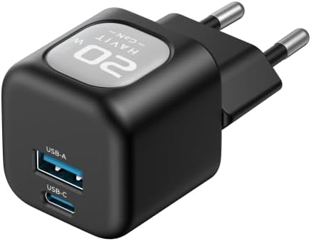 HAVIT UC220 20W Dual Port GaN Fast Charger - AHW Store