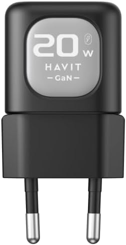 HAVIT UC220 20W Dual Port GaN Fast Charger - AHW Store