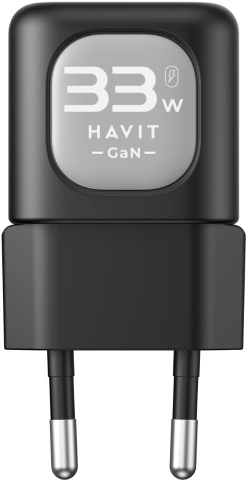 Havit UC230 33W GaN Dual Port Fast Charger USB-C PD USB-A - AHW Store