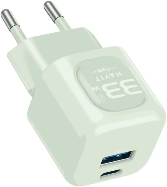 Havit UC230 33W GaN Dual Port USB-C Charger - AHW Store