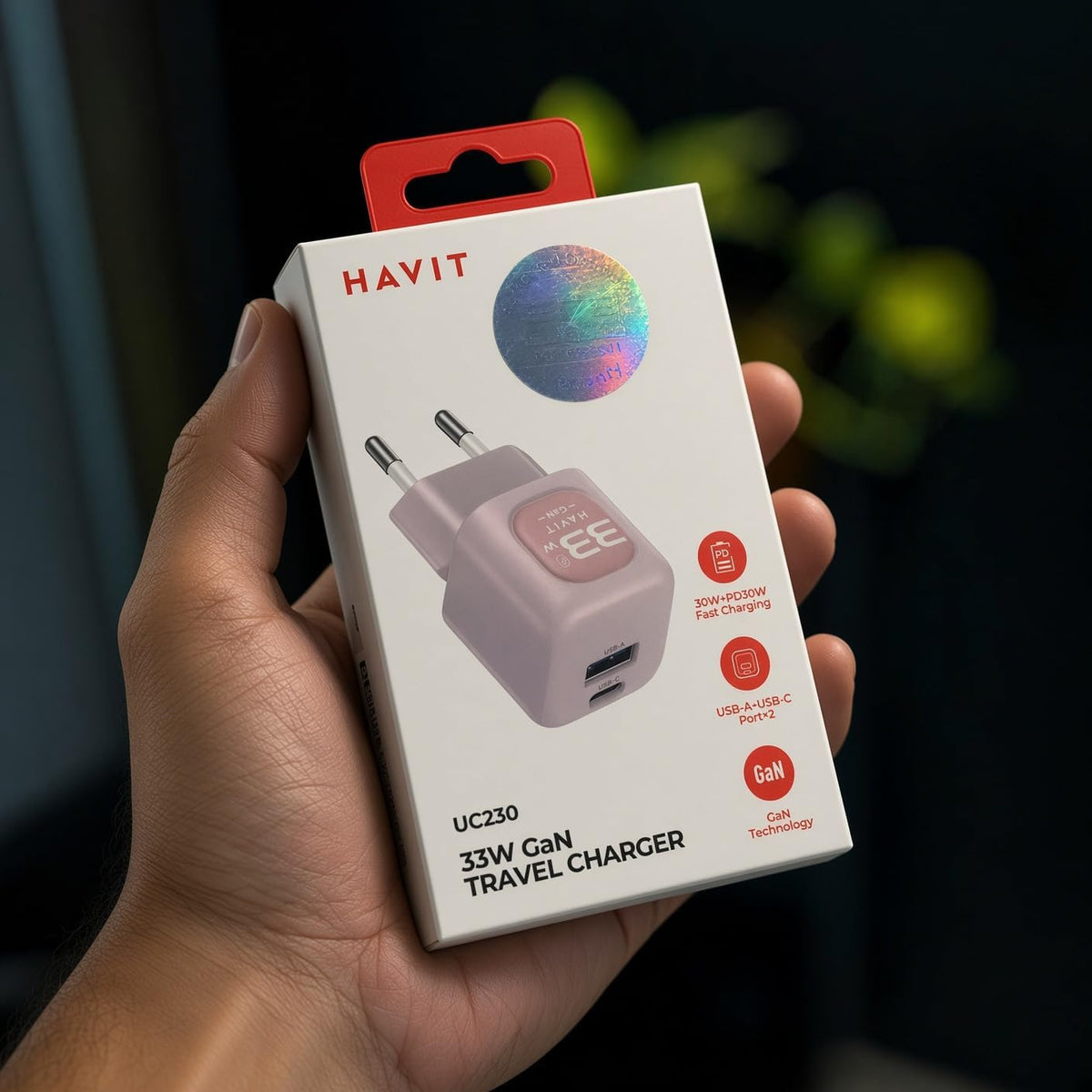 Havit UC230 33W GaN Fast Charger - AHW Store