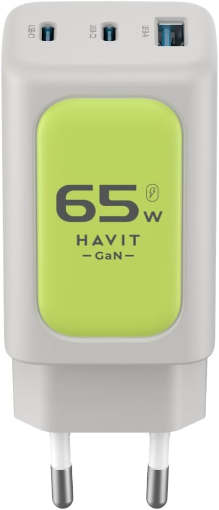 Havit UC260 65W GaN 3-Port USB-C Wall Charger - AHW Store