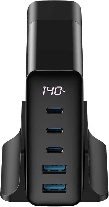 Havit UCLE004 140W GaN 5-Port USB Charger - AHW Store