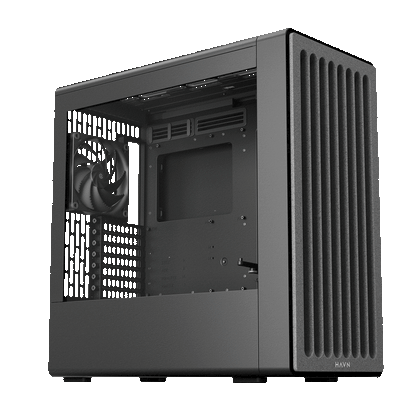 HAVN BF 360 Flow 3 Fan Mid Tower Case Black